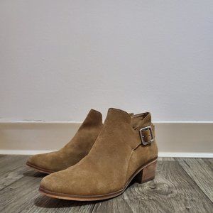 Susina Light Brown Ankle Bootie